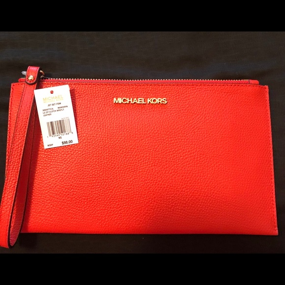 Michael Kors Handbags - Brand NWT Authentic Michael Kors Large Wristlet